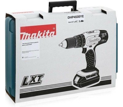 MAKITA Ударная дрель-шуруповерт DHP453SYE, 1.5Ач, с двумя аккумуляторами