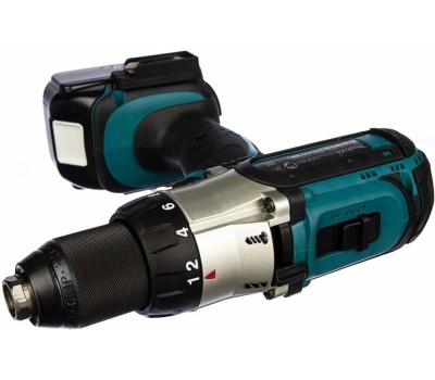 Дрель-шуруповерт MAKITA Дрель-шуруповерт DDF451RFE, 3Ач, с двумя аккумуляторами