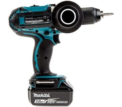 Дрель-шуруповерт MAKITA Дрель-шуруповерт DDF451RFE, 3Ач, с двумя аккумуляторами