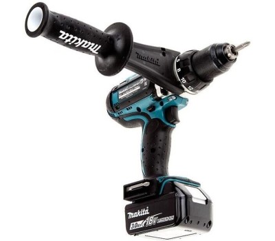 Дрель-шуруповерт MAKITA Дрель-шуруповерт DDF451RFE, 3Ач, с двумя аккумуляторами