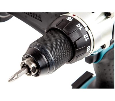 Дрель-шуруповерт MAKITA Дрель-шуруповерт DDF451RFE, 3Ач, с двумя аккумуляторами