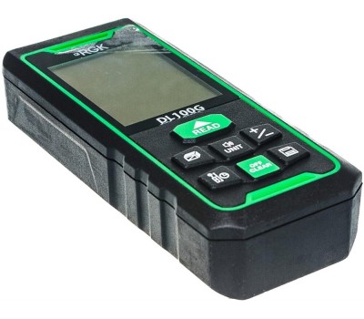 RGK Лазерный дальномер DL100G, 2 класс лазера, 535нм, луч зеленый [778190]