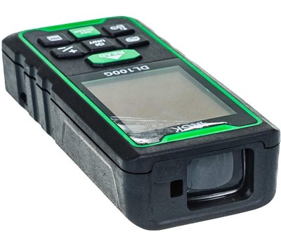 RGK Лазерный дальномер DL100G, 2 класс лазера, 535нм, луч зеленый [778190]