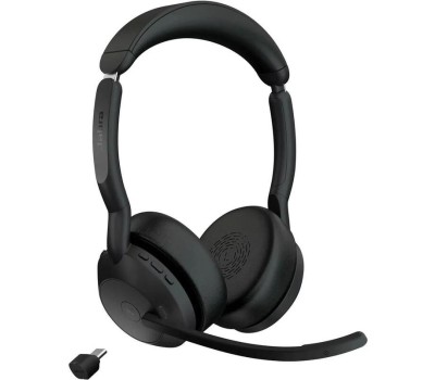 JABRA Беспроводная гарнитура Evolve2 55, Link380c MS Stereo Stand (PN:25599-999-889)
