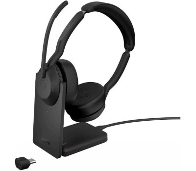 JABRA Беспроводная гарнитура Evolve2 55, Link380c MS Stereo Stand (PN:25599-999-889)