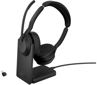 JABRA Беспроводная гарнитура Evolve2 55, Link380c MS Stereo Stand (PN:25599-999-889)