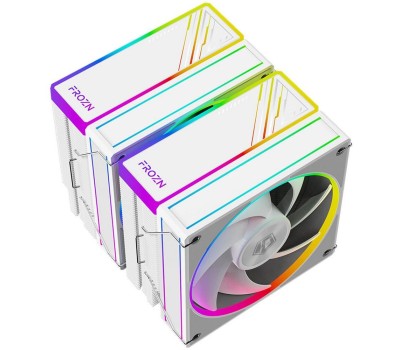 ID-COOLING Вентилятор Cooler FROZN A620 ARGB WHITE 270W/ Intel 1700, 12*, 115*, AMD AM5, AM4/ Screws