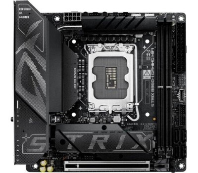 ASUS Материнская плата ROG STRIX B860-I GAMING WIFI LGA1851 mini-ITX 2xDDR5 PCIEx16 2xM.2 Thunderbolt USB-C DP HDMI 2.5GLAN Wi-Fi 7