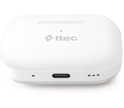 TTEC Наушники беспроводные AirBeat Pro Lite ANC TWS Bluetooth Headset. Цвет: белый