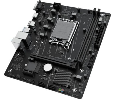 Материнская плата MAXSUN Материнская плата MS-Challenger H610M-H V1 WIFI H610, LGA1700, 2*DDR4, 1*PCIEx16, 1*PCIEx1, 1*M.2, 4*USB3.2Gen1, 6*USB2.0, 2*SATA3.0, 1G, VGA, HDMI, M-ATX, RTL