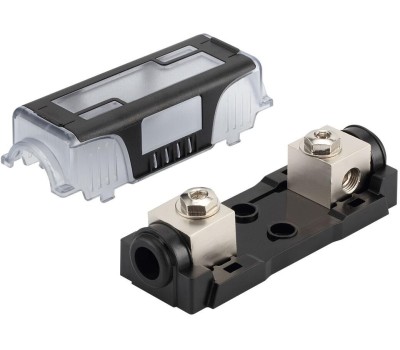 Автокомпонент ASPECT Держатель предохранителя ANL, FHA-1010, Вход 1x0(4)Ga - Выход 1x0(4)Ga, никель