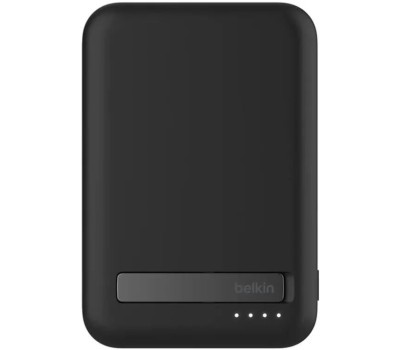 BELKIN Внешний аккумулятор BoostСharge Pro Magnetic Power Bank 10000mAh USB-C Qi2 15W с подставкой. Цвет: черный