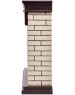 Камин электрический ELECTROLUX Каминокомплект: Очаг EFP/P-3020LS N, портал Bricks 30 камень бежевый, шпон темный дуб