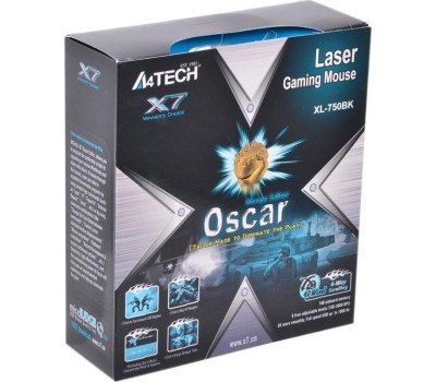 Мышь проводная A4TECH XL-750BK USB черный