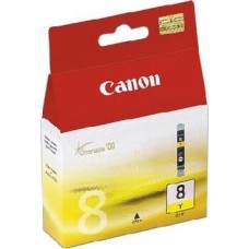 Картридж CANON CLI-8Y желтый для IP3300/IP3500/IP4200/IP4200X/IP4300/IP4500/IP4500X/IP52