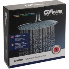 Лейка GFMARK 6047 Лейка большая, тропический душ круглая-ПЛОСКАЯ, АНТИВАНДАЛЬНАЯ из нержавеющей стали марки SUS 304