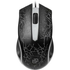OKLICK Мышь Оклик 395M SHADOW черный оптическая (1500dpi) USB для ноутбука (3but)