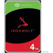 SEAGATE Жесткий диск Ironwolf ST4000VN006, 4ТБ, HDD, SATA III, 3.5