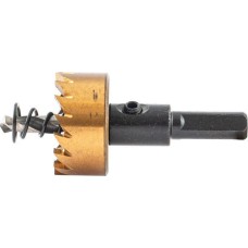 Коронка DENZEL Коронка по металлу HSS, 28 мм, нитридтитановое покрытие 724106