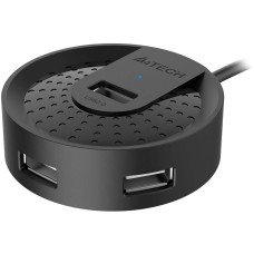 A4TECH Хаб (разветвитель) HUB-20, черный