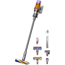 DYSON Вертикальный беспроводной пылесос V12 Detect Slim Absolute SV46 (470521-01), цвет: серебристый UK/UAE