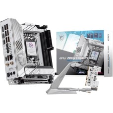 Материнская плата MSI Материнская плата MPG Z890I EDGE TI WIFI Z890, LGA1851, 4*DDR5, 2*PCIEx16, 1*PCIEx1, 5*M.2, 2*TypeC, 4*USB3.2Gen2, 6*USB3.2Gen1, 5*USB2.0, 4*SATA3.0, 5G, 2*Type-C(DP), HDMI, ATX, RTL