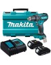 Дрель MAKITA Дрель-шуруповерт DHP485SYE, 1.5Ач, с двумя аккумуляторами
