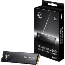 MSI Твердотельный накопитель SSD M.2 2280 2TB SPATIUM M560 Client SSD S78-440Q940-P83, PCIe Gen4x4 with NVMe, 3D TLC, R/ W 4900/ 4400
