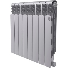 Радиатор ROYAL THERMO Радиатор биметаллический Revolution B 500 Серебристый – 8 секц