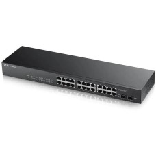 Коммутатор ZYXEL Коммутатор GS1900-24-EU0102F (L2) 24x1Гбит/с 2SFP управляемый