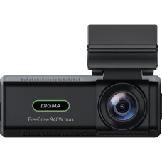 Видеорегистратор DIGMA Видеорегистратор FreeDrive 940W max черный 4Mpix 2160x3840 170гр. карта в комплекте:32Gb Allwinner