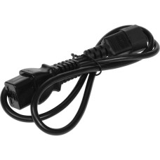 LANMASTER Шнур питания LAN-PP19/14-1.0-BK проводник.:3x0.75мм2 1м 220В 10А черный