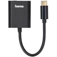 HAMA Разветвитель USB 2.0 1порт. черный (00135748)