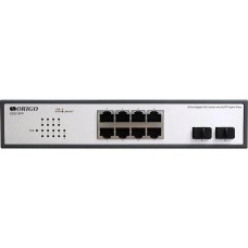 Коммутатор ORIGO Коммутатор OS2210FP/120W OS2210FP/120W/A1A (L2) 8x1Гбит/с 2SFP 8PoE+ 120W неуправляемый