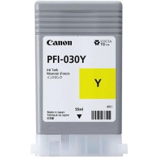 Картридж струйный CANON Картридж струйный PFI-030Y 3492C001 желтый (55мл) для imagePROGRAF TA-20, TA-30, TM-240, TM-340