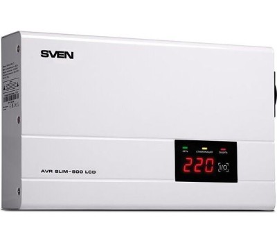 Стабилизатор SVEN AVR SLIM-500 LCD