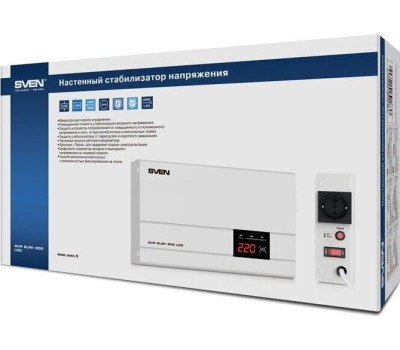 Стабилизатор SVEN AVR SLIM-500 LCD