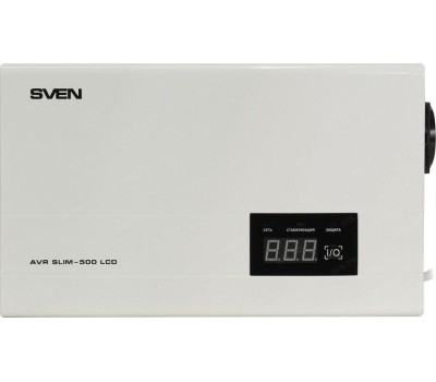 Стабилизатор SVEN AVR SLIM-500 LCD