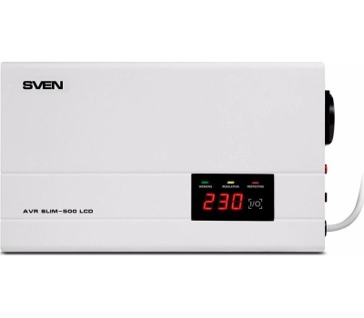 Стабилизатор SVEN AVR SLIM-500 LCD