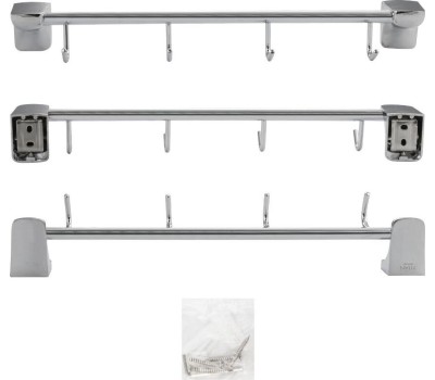 Аксессуары для ванной комнаты и туалета TITAN 77205 Вешалка с четырьмя крючками прямая