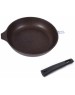 Сковорода KUKMARA смк222а а/пр литая 22см съемн/руч Кофейный мрамор