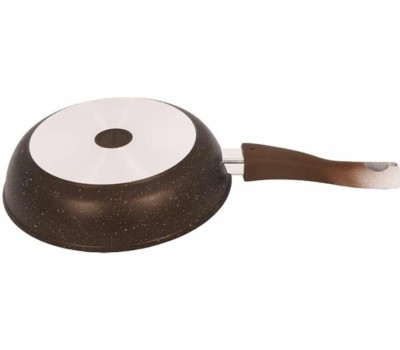 Сковорода KUKMARA смк222а а/пр литая 22см съемн/руч Кофейный мрамор