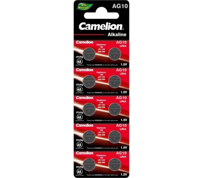 Элементы питания CAMELION (12818) AG10-BP10