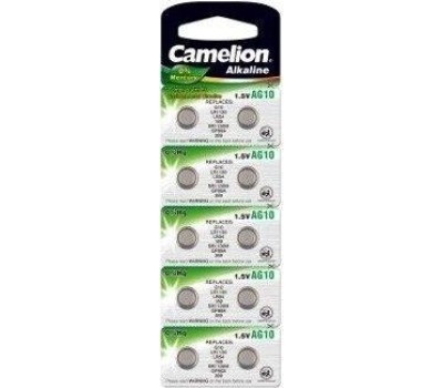 Элементы питания CAMELION (12818) AG10-BP10