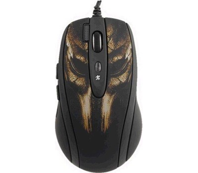 Мышь проводная A4TECH XL-750HB USB черный/коричневый
