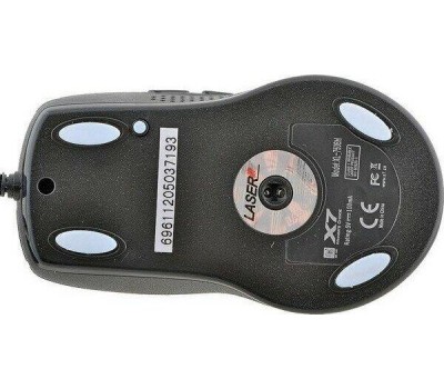 Мышь проводная A4TECH XL-750HB USB черный/коричневый