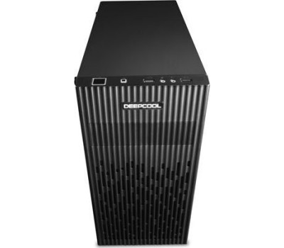 Корпус для ПК DEEPCOOL MATREXX 30 без БП, большое боковое окно, черный, MICRO ATX/MINI-ITX, 120x120 мм вентилятор сзади
