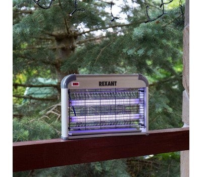 лампа антимоскитная REXANT (71-0046) АНТИМОСКИТНАЯ ЛАМПА 2Х10ВТ, 220В (R80)