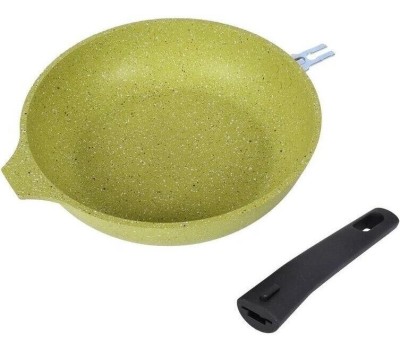 Сковорода КУКМОР 261tsl а/пр литая 26см съемн/руч Trendy style lime
