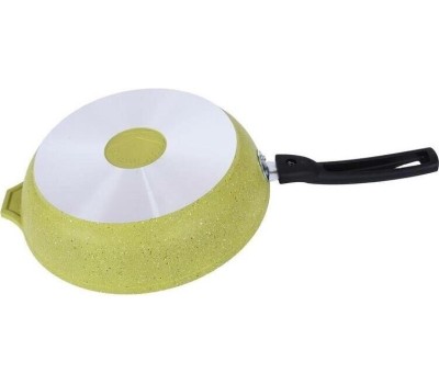 Сковорода КУКМОР 261tsl а/пр литая 26см съемн/руч Trendy style lime